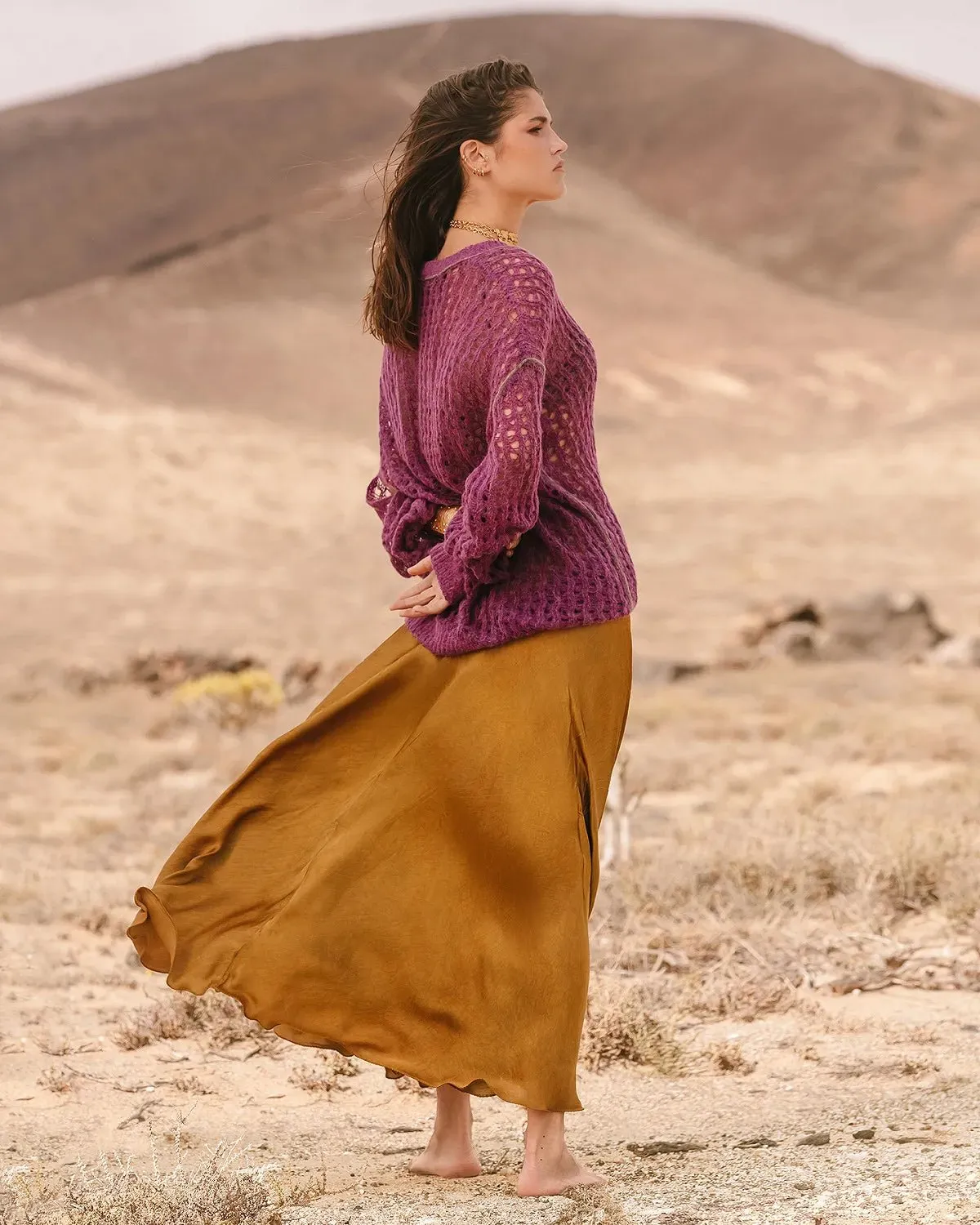 Skirt Vickie - Ocre