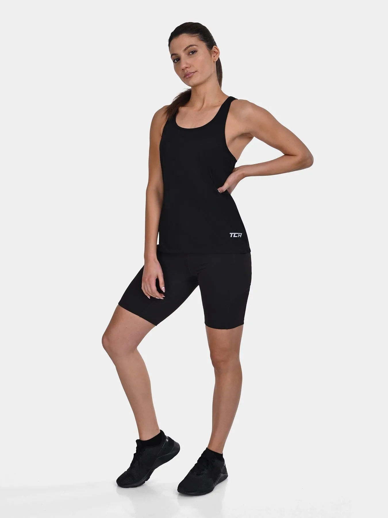 TCA Women's Workout Vest  Lightweight Sleeveless Sports Vest for Running, Training, and Fitness