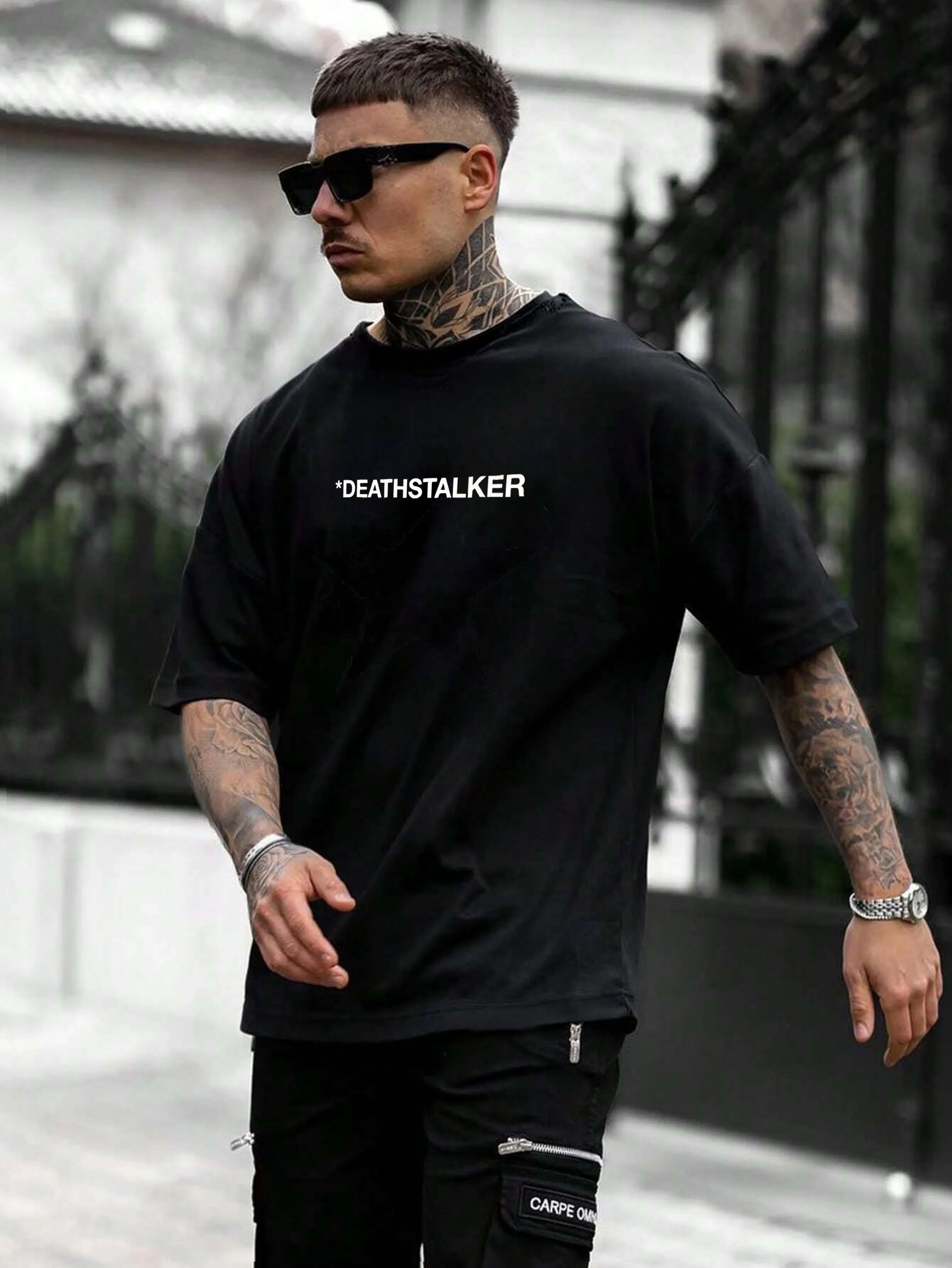 The Deathstalker - Black - Oversized T Shirt