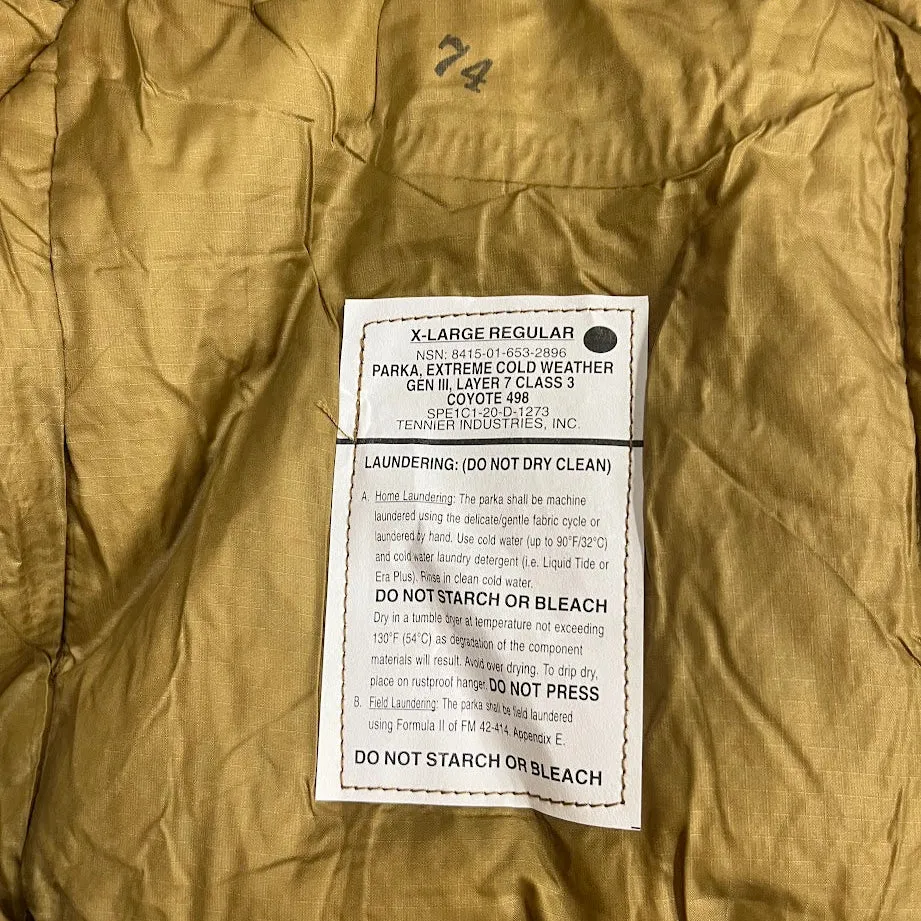 USMC Level 7 Extreme Cold Weather Gen III Parka