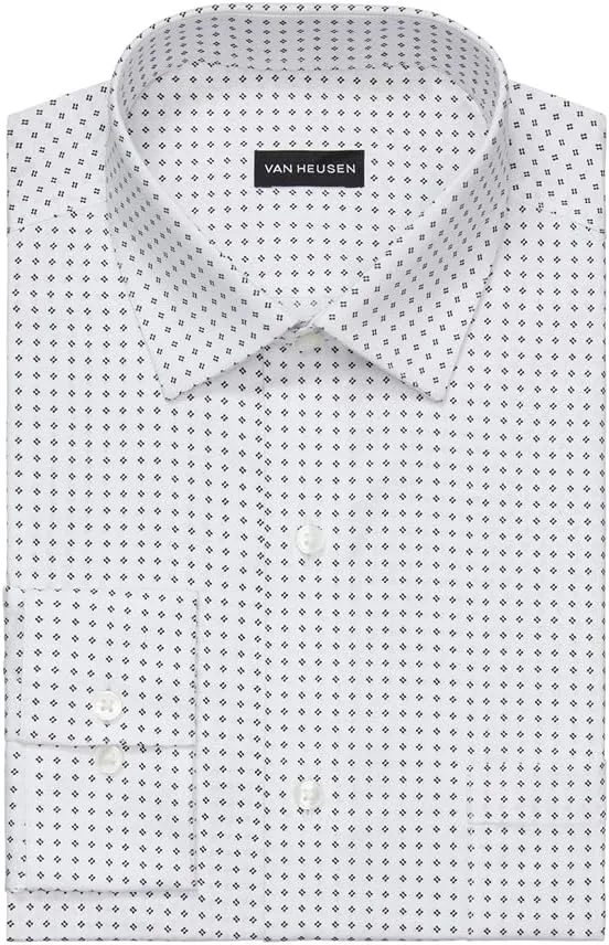 Van Heusen Men's Big Fit Dress Shirt Ultra Wrinkle Free Flex Collar Stretch (Big and Tall)