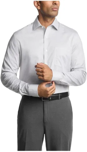 Van Heusen Men's Dress Shirt Regular Fit Ultra Wrinkle Free Flex Collar Stretch Print