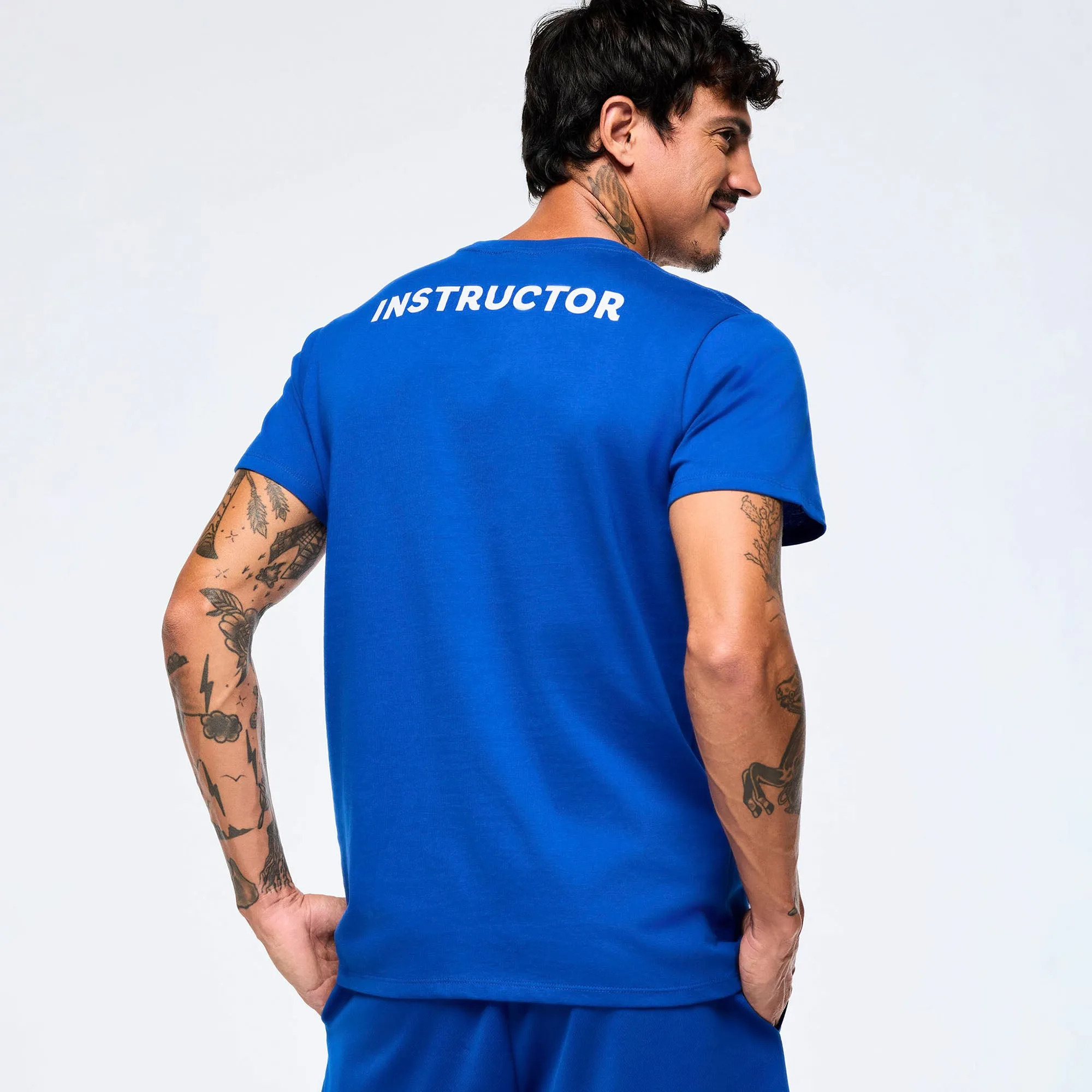 Victory Crew Neck Tee  Blue (Instructor)