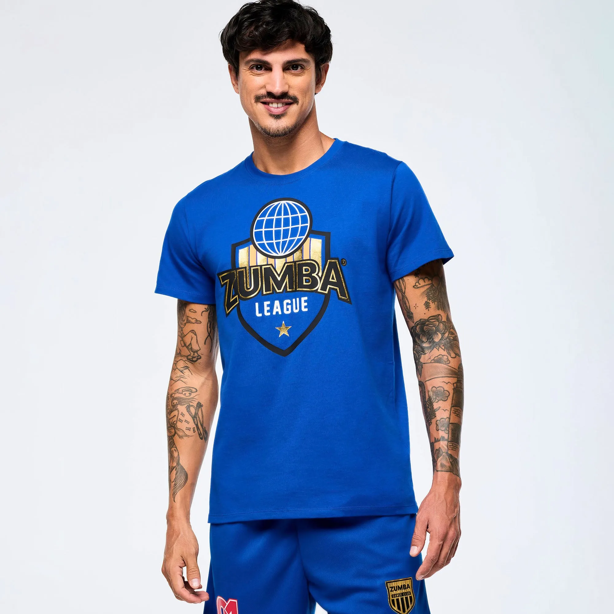 Victory Crew Neck Tee  Blue (Instructor)