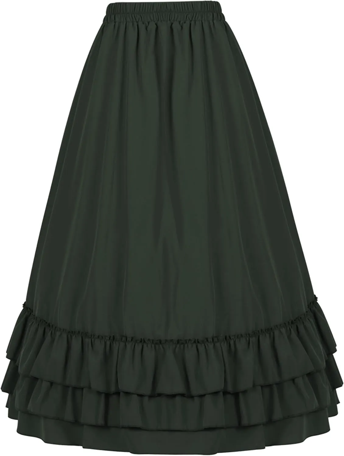 Women Long Skirt Vintage High Waist Renaissance Style Gothic Victorian Maxi Skirt Pirate Viking Skirt for Women