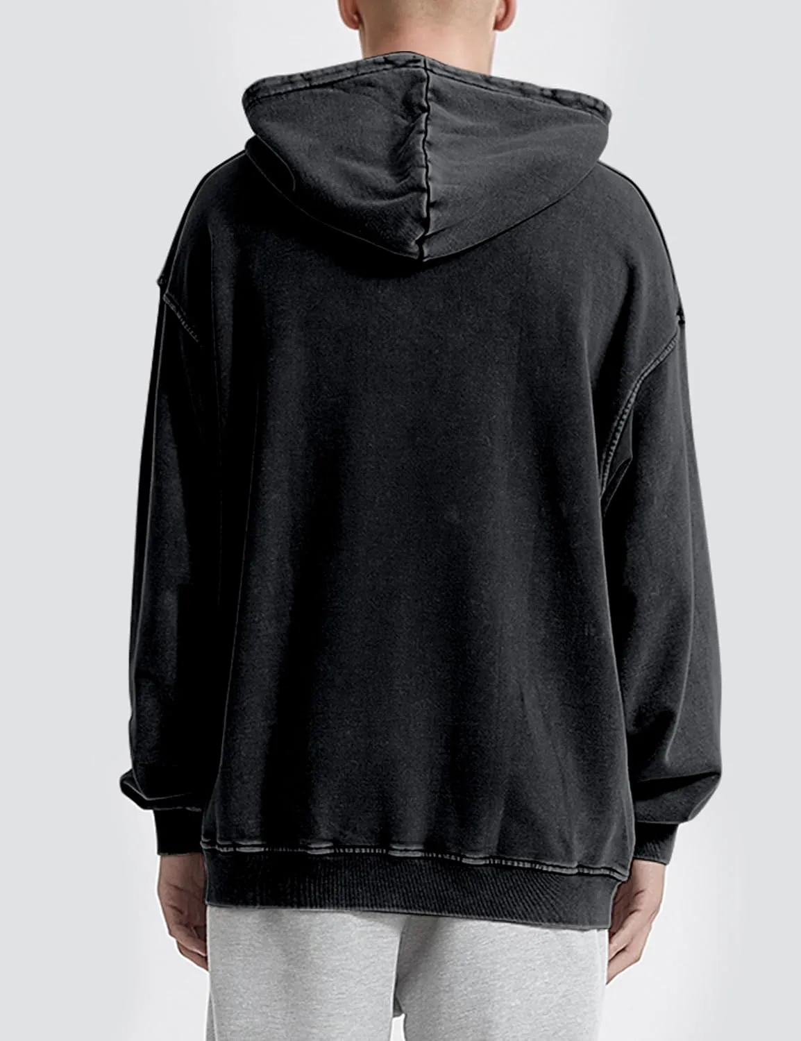 Women Mens Oversized Hoodies Pullover Acid Wash Cotton Vintage Hooded Sweatshirt Men Fleece Hoodie Streetwear