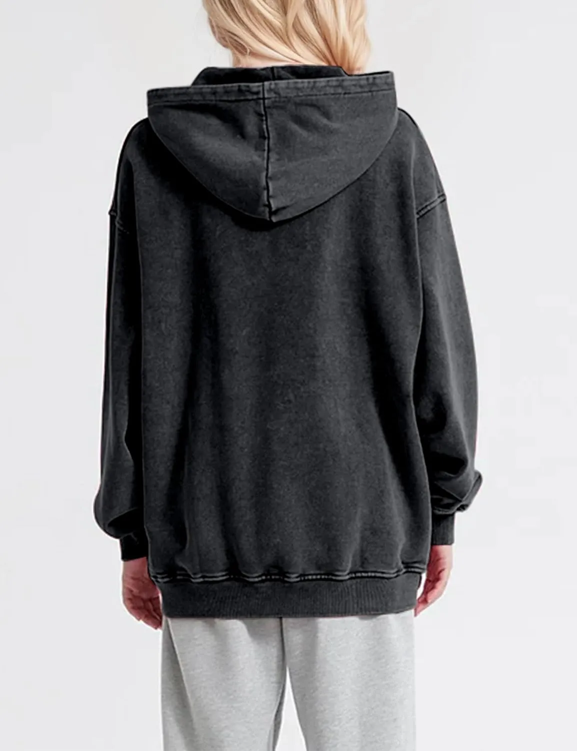 Women Mens Oversized Hoodies Pullover Acid Wash Cotton Vintage Hooded Sweatshirt Men Fleece Hoodie Streetwear