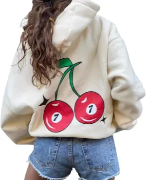 Women Y2k Star Graphic Print Hoodies Vintage Oversized Crew Neck Sweatshirt Teen Girls Pullover Top Preppy Clothes