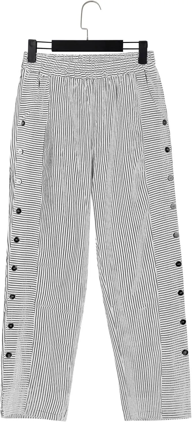 Womens Cotton Linen Palazzo Pants Loose Cotton and Linen Casual Pants Wide Leg Long Lounge Pant Trousers Straight
