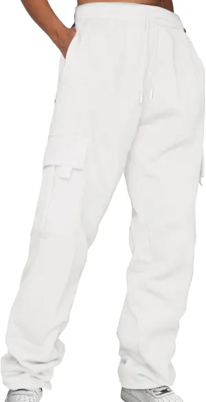 Women's Joggers Sweatpants Solid and Tracksuit Sweatshirt Hooded Women Suits Sets High Waisted Joggers Pants Baggy
